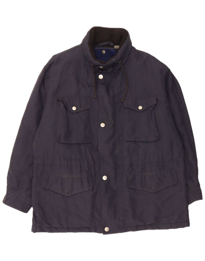 Giacca da uomo Henry Cottons IT 52 XL Nylon blu navy