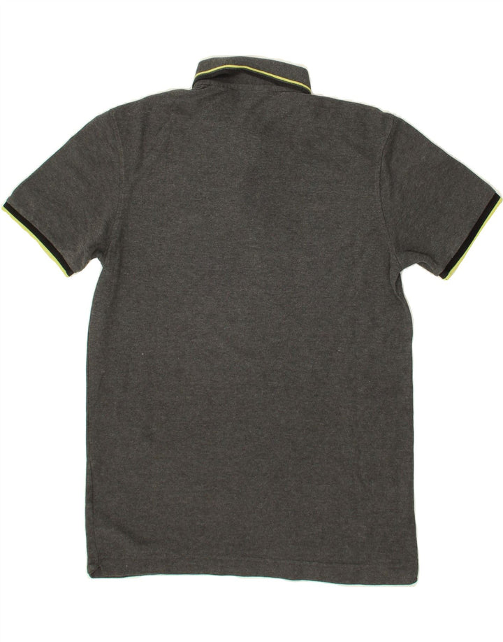 FILA Mens Polo Shirt Medium Grey Cotton Vintage Fila and Second-Hand Fila from Messina Hembry 