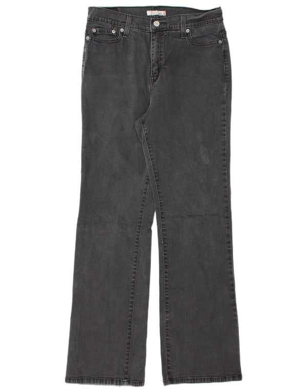 Levi's Donna 512 Jeans Bootcut Perfettamente Dimagranti US 14 XL W32 L30 Nero