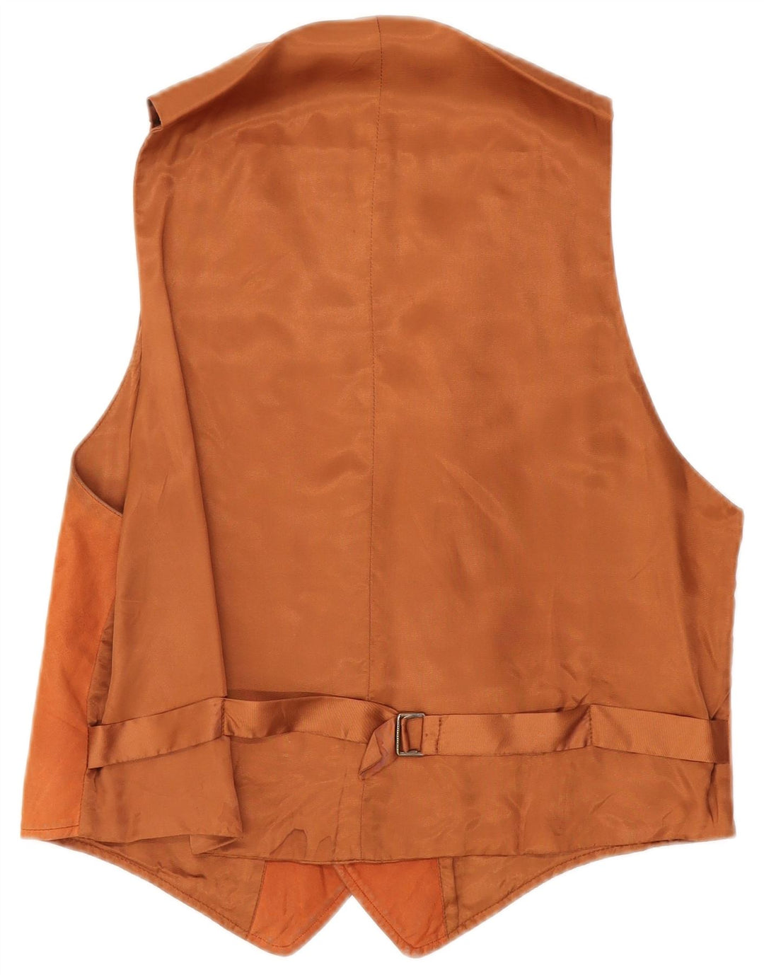 Gilet in pelle da uomo vintage XL in pelle marrone