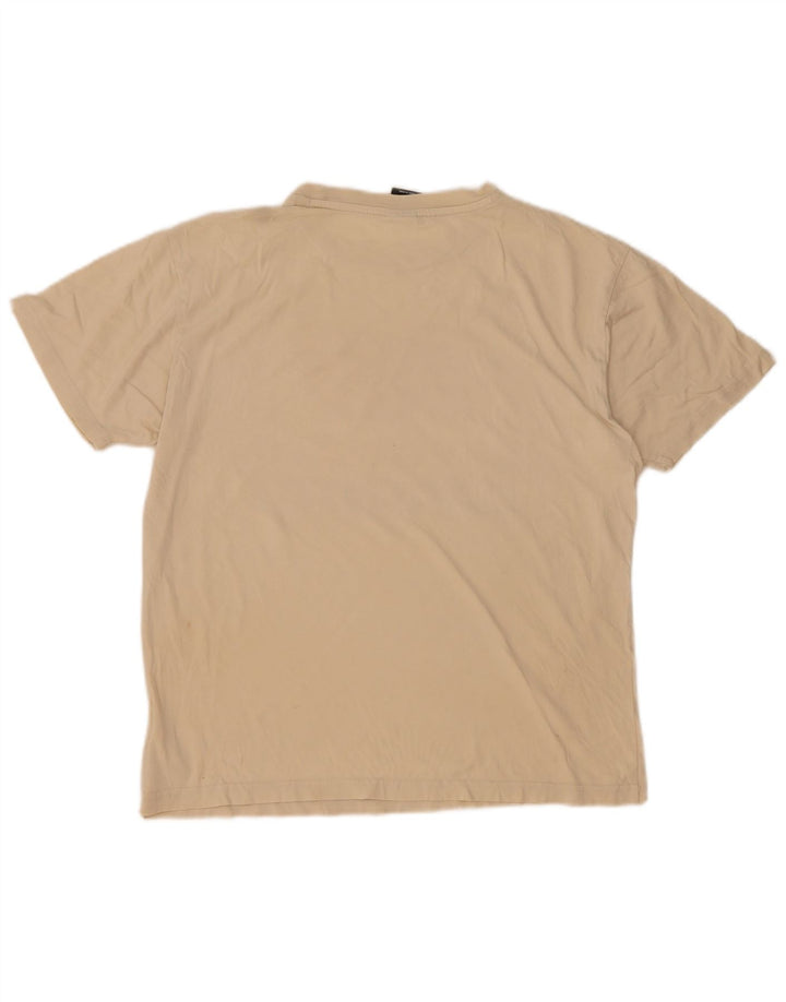T-shirt grafica da uomo New Balance in cotone beige medio