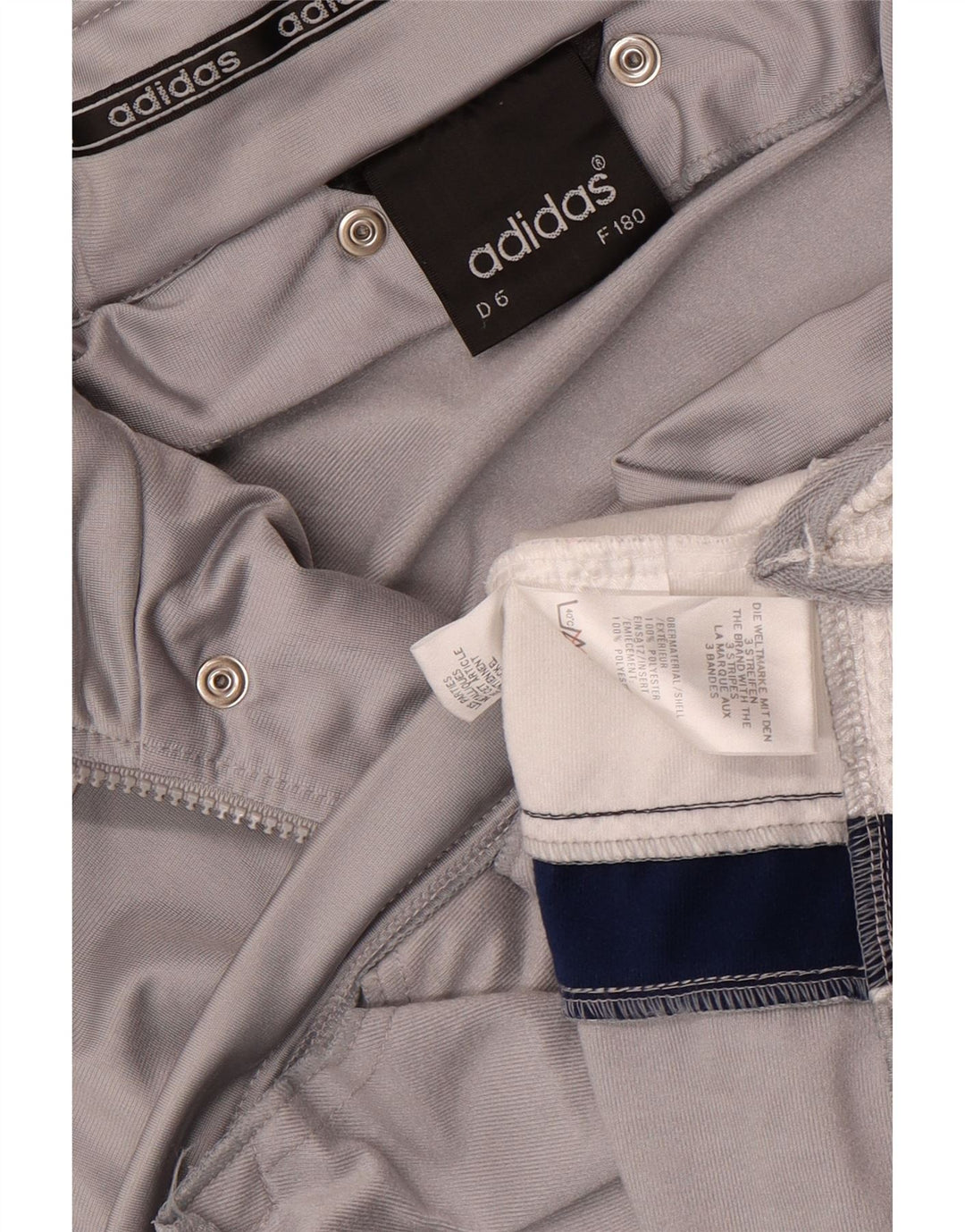 Giacca da tuta grafica da uomo Adidas UK 40/42 Colore grigio medio