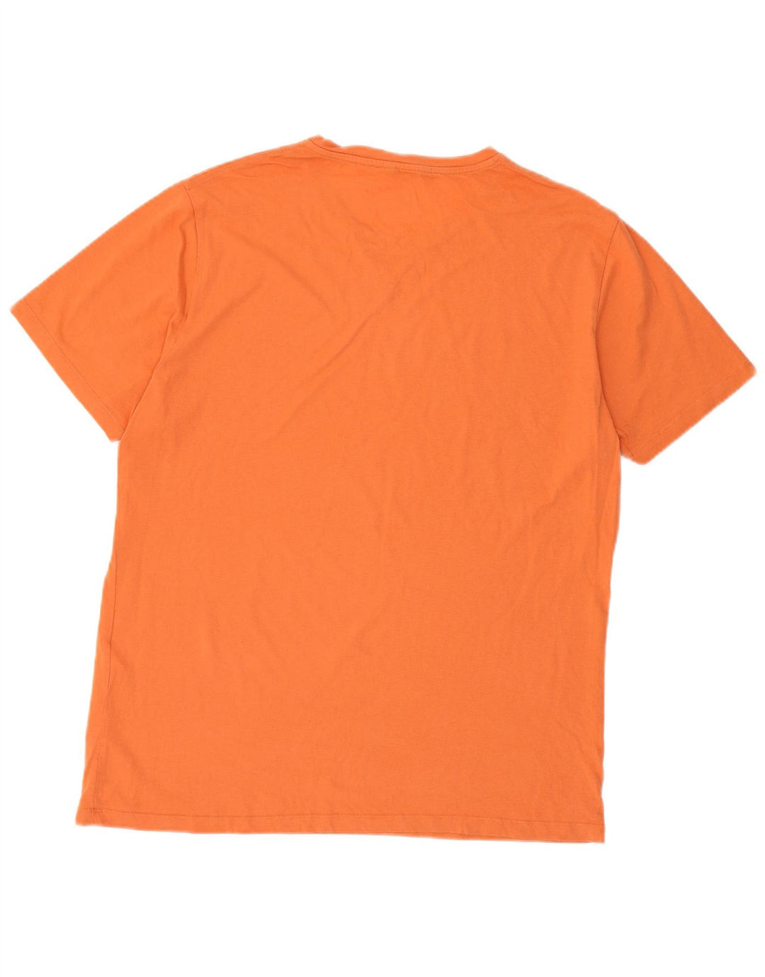 MASSIMO DUTTI T-shirt da uomo Top XL in cotone arancione