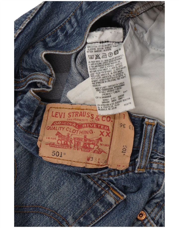 Levi's Uomo 501 Jeans dritti W33 L36 Cotone Blu