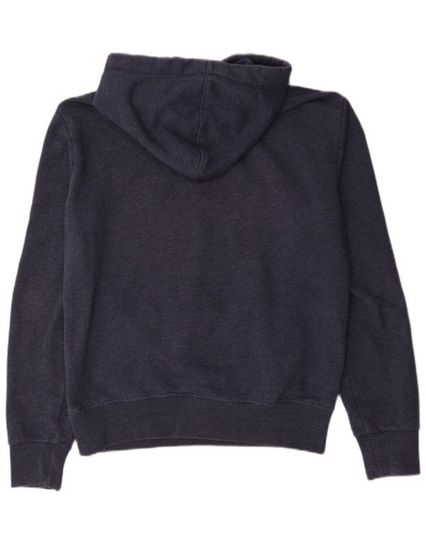 Maglione con cappuccio grafico da uomo Superdry piccolo in cotone blu