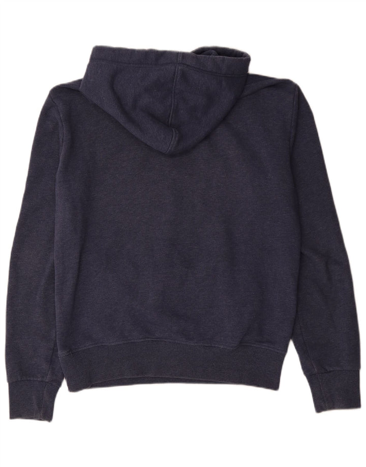Maglione con cappuccio grafico da uomo Superdry piccolo in cotone blu