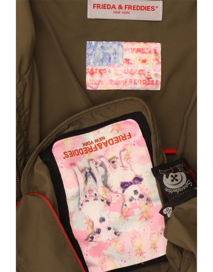 Giacca Parka con cappuccio da donna Frieda & Freddies EU 36 piccola kaki