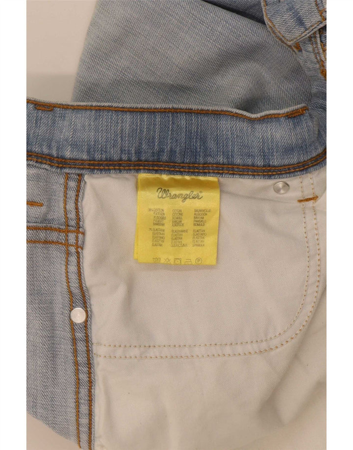 Jeans dritti elasticizzati Texas da uomo Wrangler W42 L32 cotone blu
