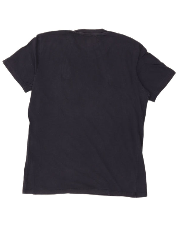 T-shirt grafica da uomo con vestibilità regolare Lee, piccola, blu navy