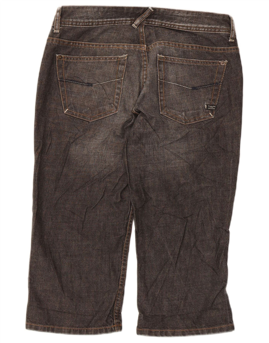 Pantaloncini di jeans Bermuda da donna Massimo Dutti W28 Cotone grigio medio