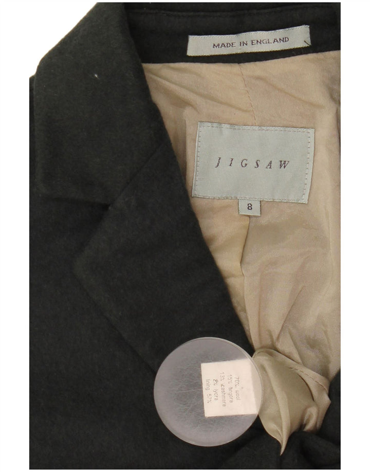 Soprabito da donna Jigsaw UK 8 piccolo in lana grigia