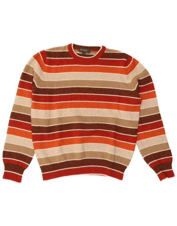 Maglione da uomo girocollo Henry Cottons a righe medie multicolore