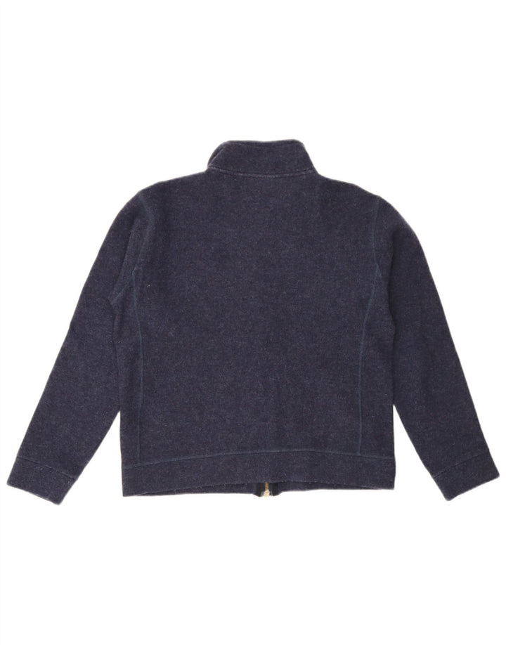 Giacca da ginnastica grafica per ragazzi Woolrich 11-12 anni in lana blu navy