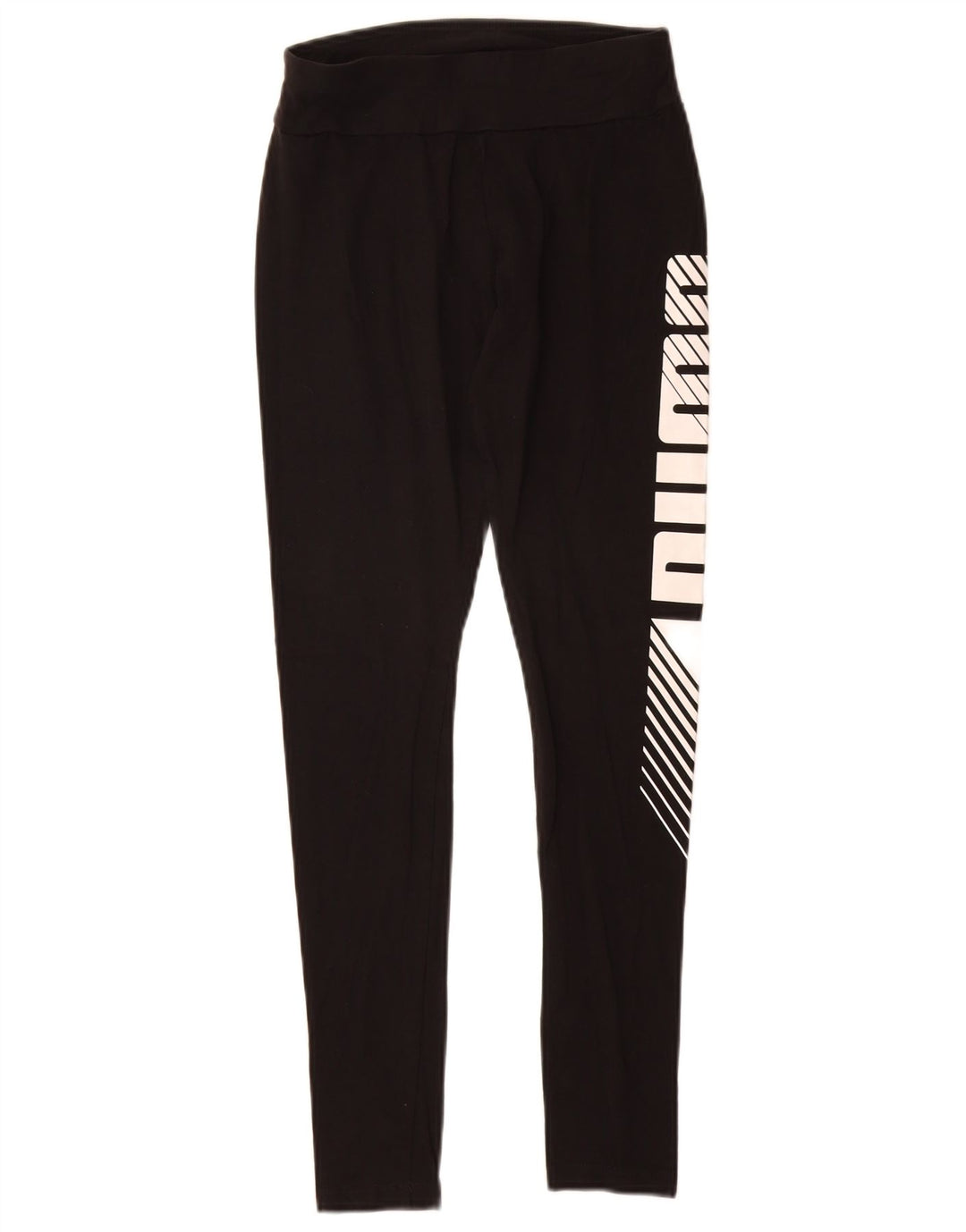 Leggings grafici da donna Puma UK 4 XS cotone nero