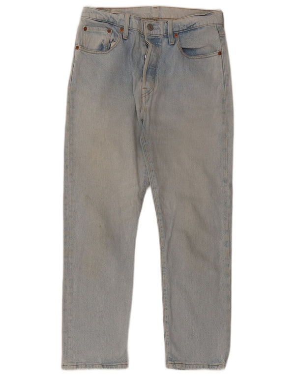 Jeans Levi's Uomo 501 Cropped W29 L26 Cotone Blu