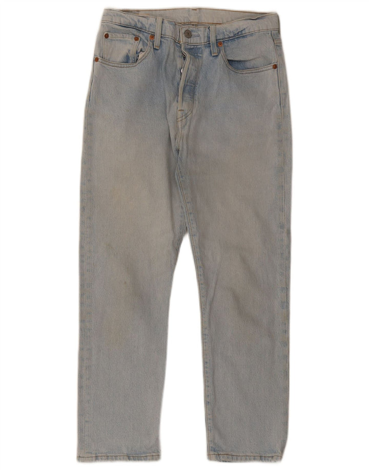 Jeans Levi's Uomo 501 Cropped W29 L26 Cotone Blu
