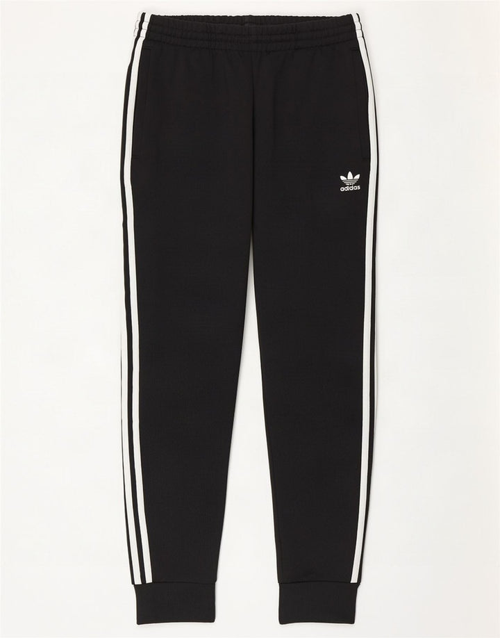 Pantaloni da tuta da uomo Adidas Prime blu da jogging medio poliestere nero