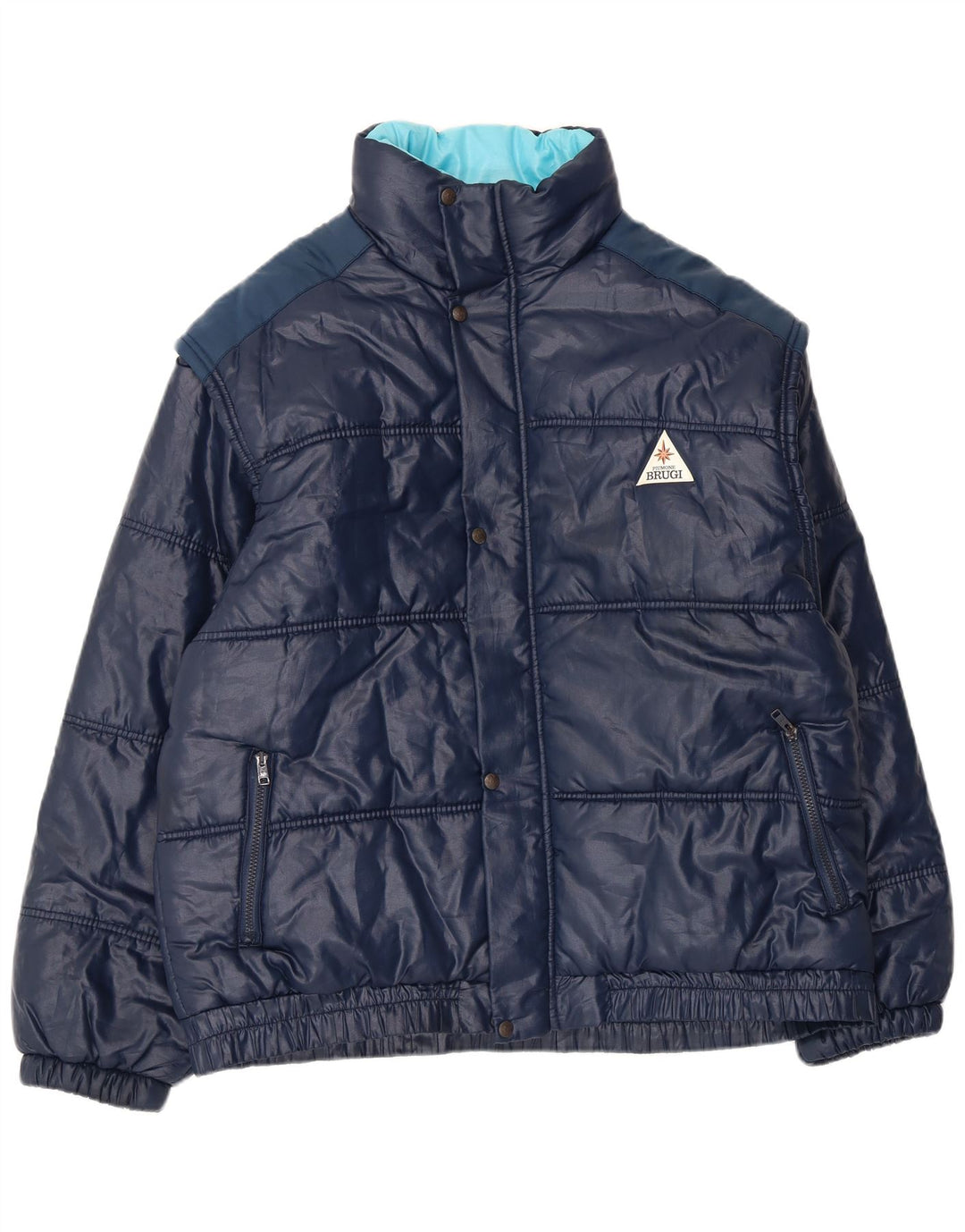 Giacca imbottita da uomo Brugi UK 42 XL Blu Navy