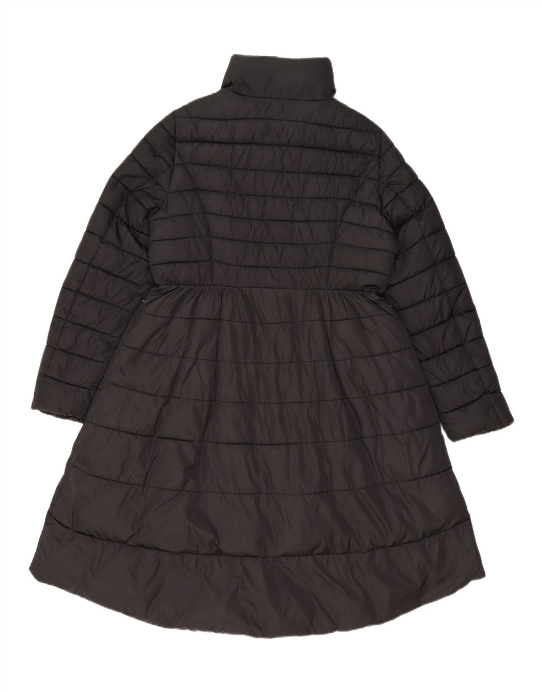 BIANCOGHIACCIO Womens Padded Coat UK 12 Medium Black Polyamide Vintage Biancoghiaccio and Second-Hand Biancoghiaccio from Messina Hembry 