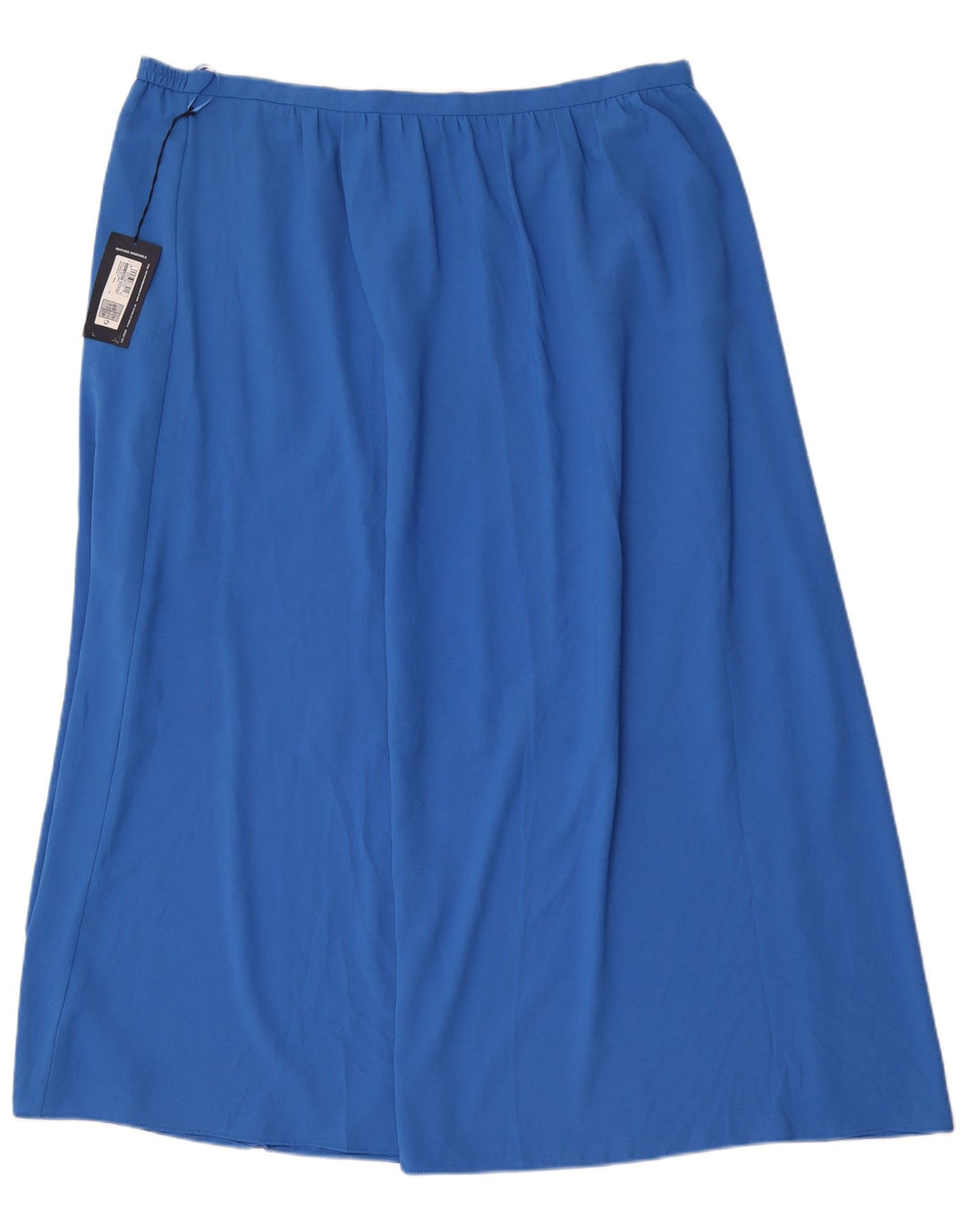 Gonna a trapezio da donna Marks & Spencer UK 20 2XL W40 poliestere blu