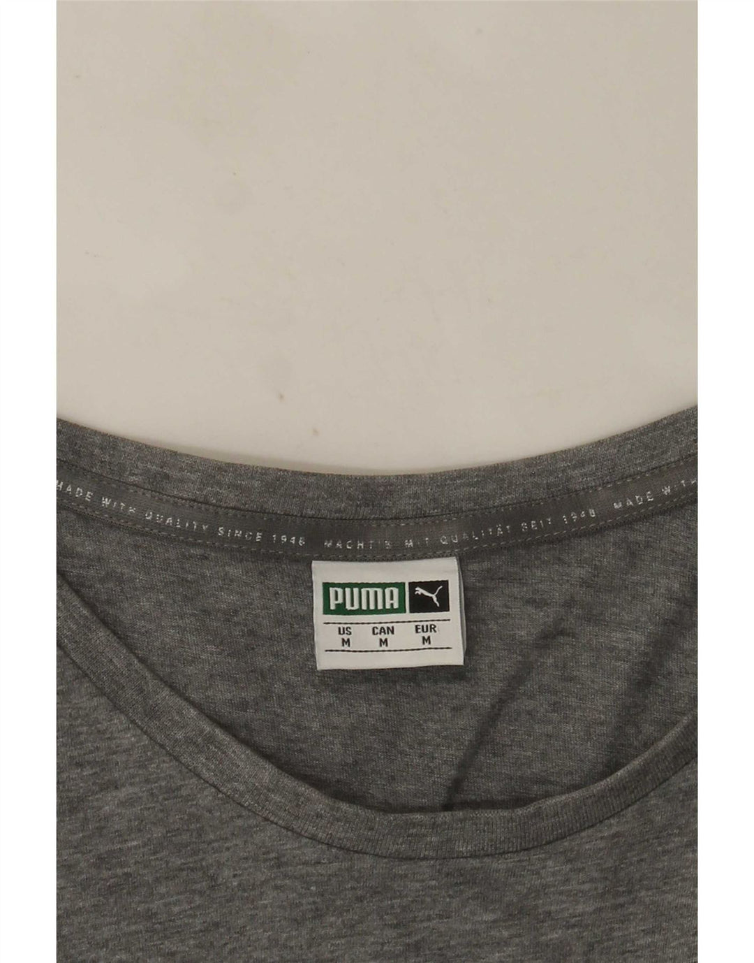 T-shirt grafica da uomo Puma Top grigio medio chiazzato