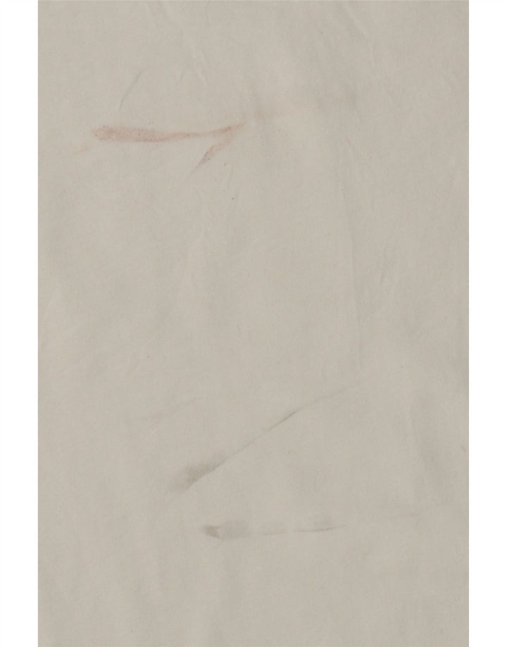 T-shirt Zara da uomo Top in cotone bianco medio