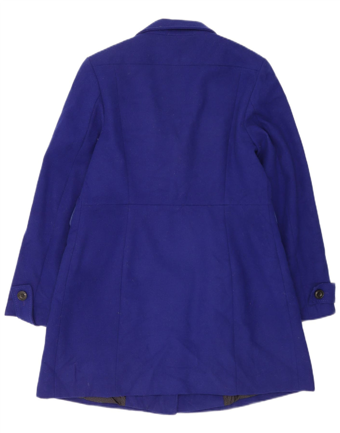 Cappotto doppiopetto militare da donna Marks & Spencer UK 12 Blu medio