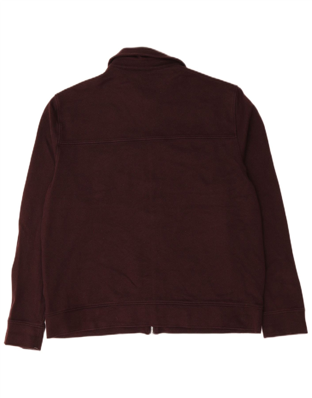 Giubbotto bomber autografo da uomo Marks & Spencer UK 40 grande cotone bordeaux