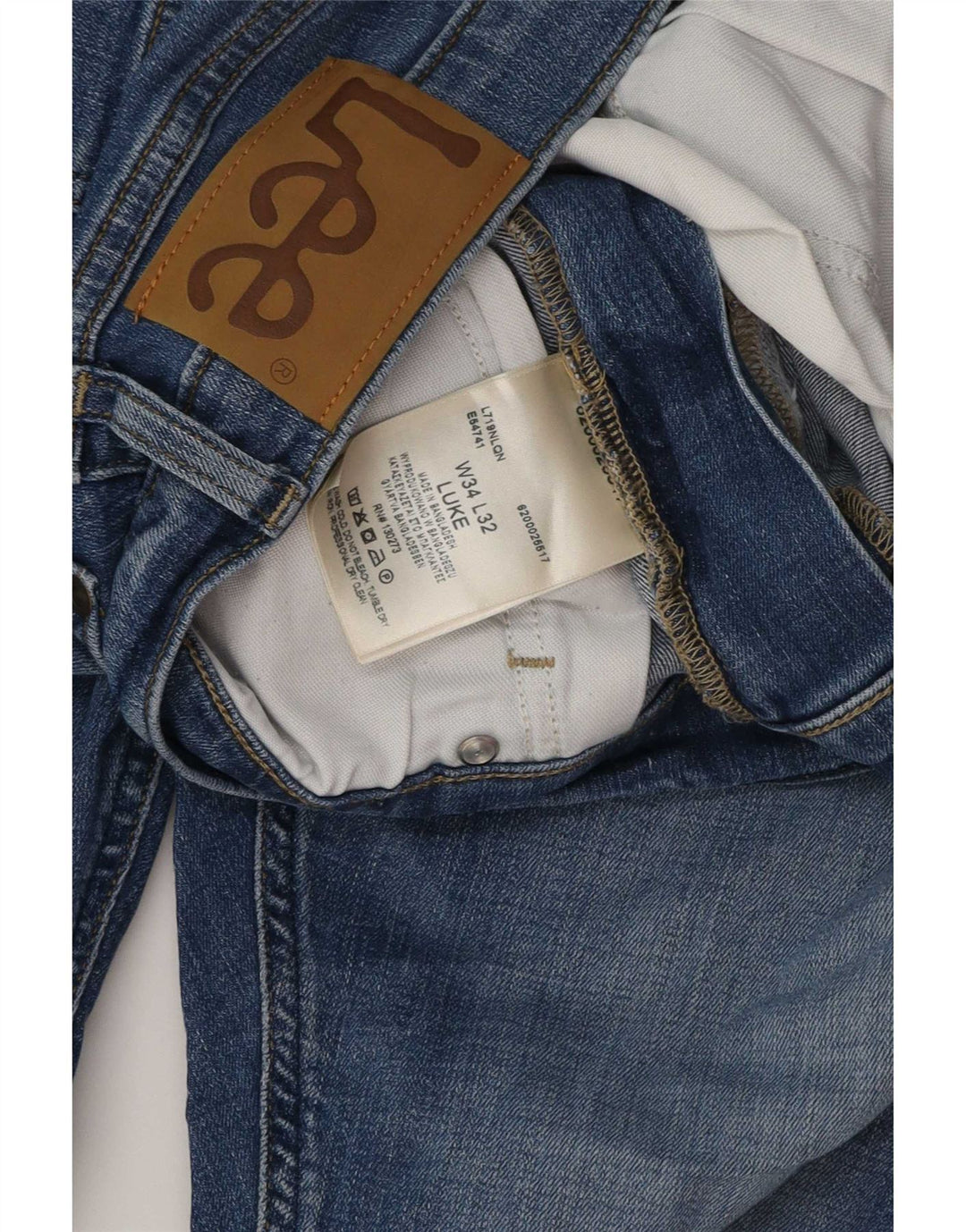 Jeans slim da uomo Lee W34 L32 cotone blu