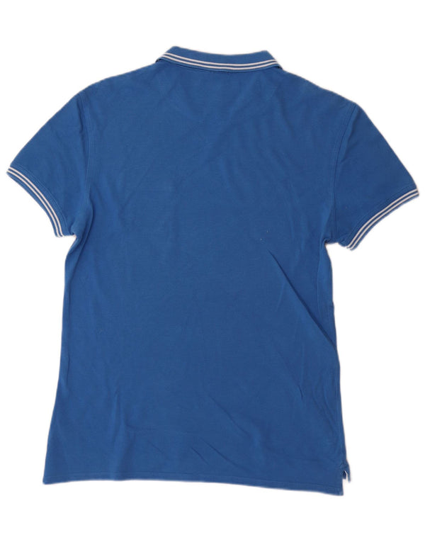 Polo Armani Jeans da uomo slim fit in cotone a righe grandi blu