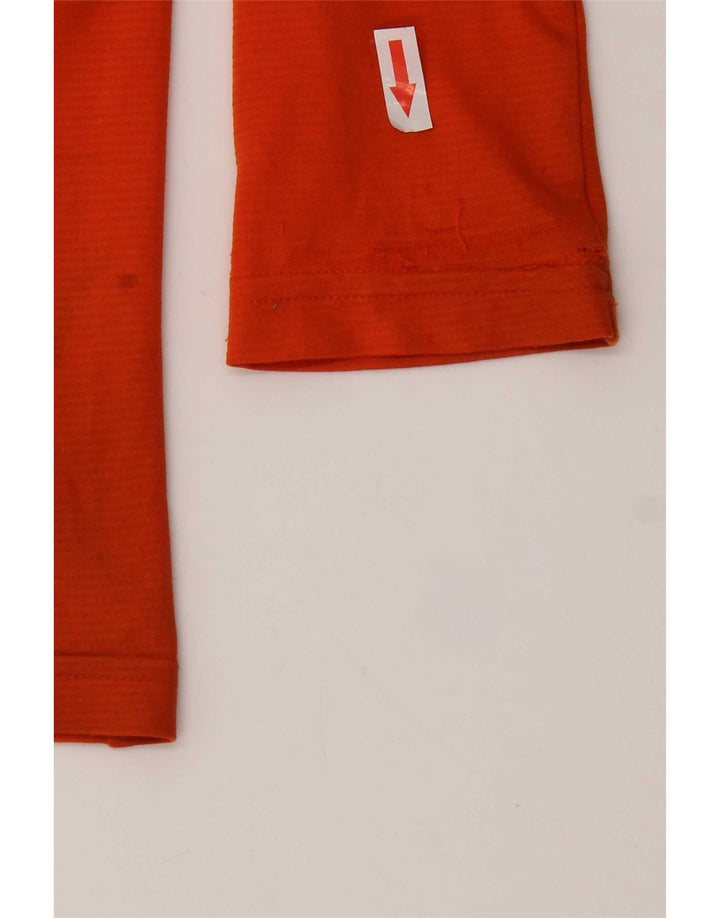 Maglia Adidas Aeroready da ragazzo a manica lunga 11-12 anni in poliestere arancione