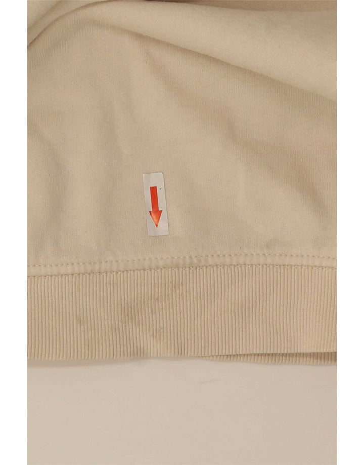 Felpa Zara da donna con collo alto, maglione UK 14, beige medio