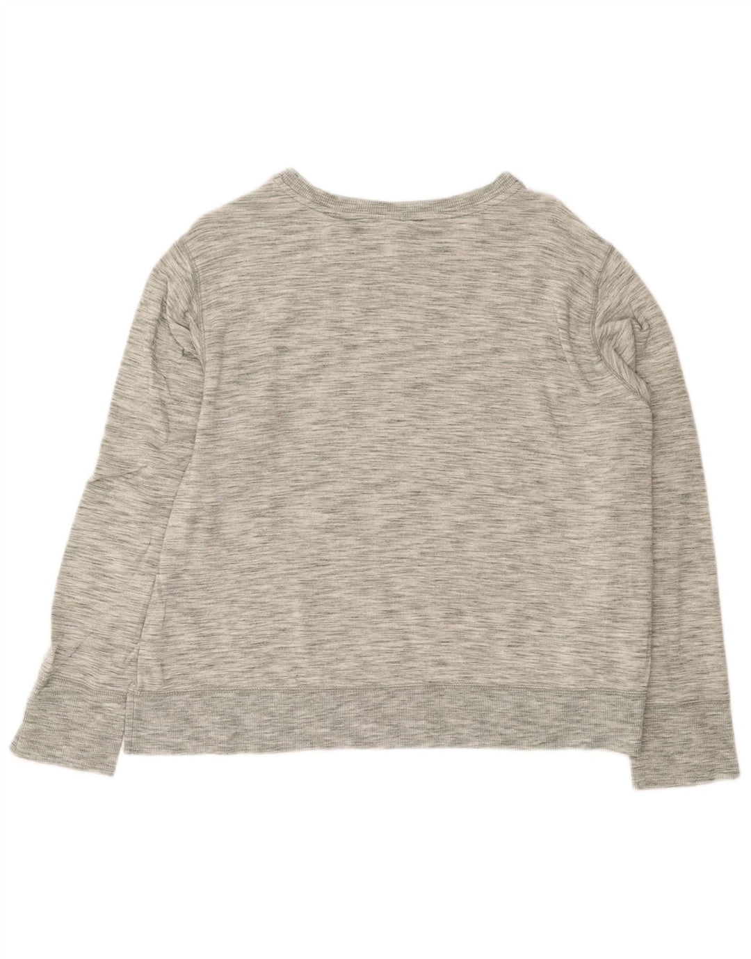 Felpa da donna EDDIE BAUER UK 18 XL Modale chiazzato grigio