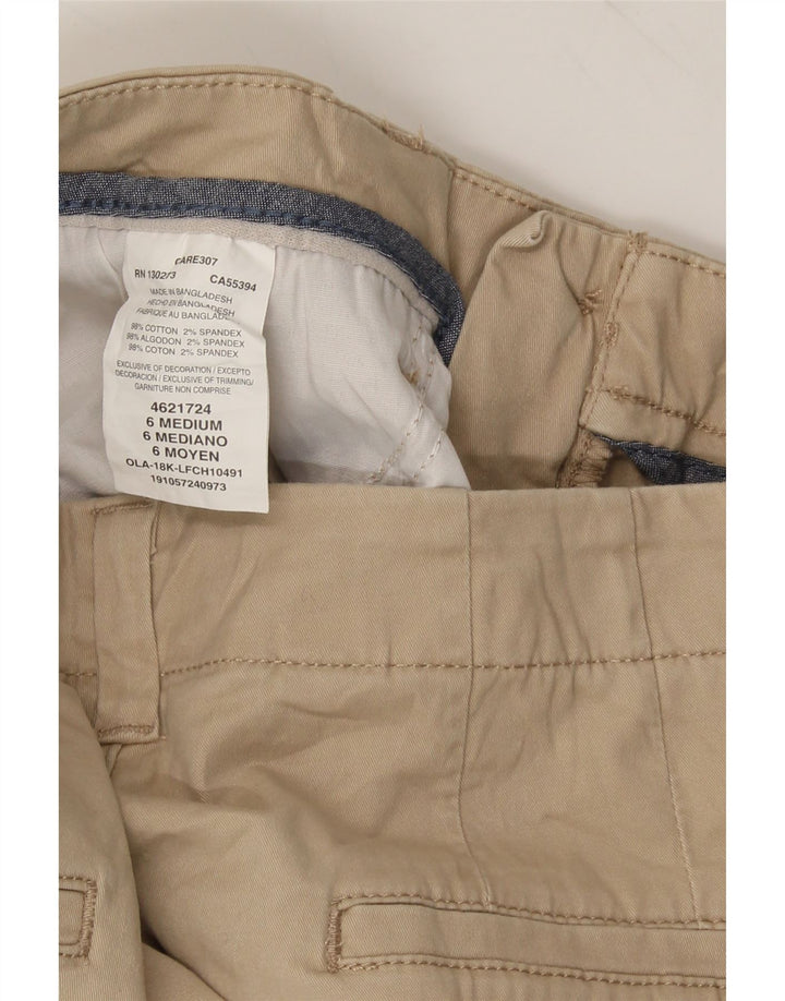 LEE Womens Mid Rise Regular Fit Chino Shorts US 6 Medium W30  Beige Cotton Vintage Lee and Second-Hand Lee from Messina Hembry 
