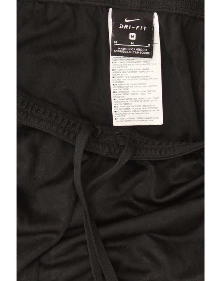 Pantaloncini sportivi Nike Dri Fit da uomo, poliestere medio nero