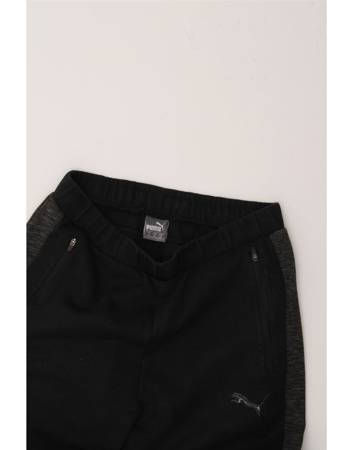 PUMA Womens Tracksuit Trousers UK 14 Medium  Black Colourblock Vintage Puma and Second-Hand Puma from Messina Hembry 