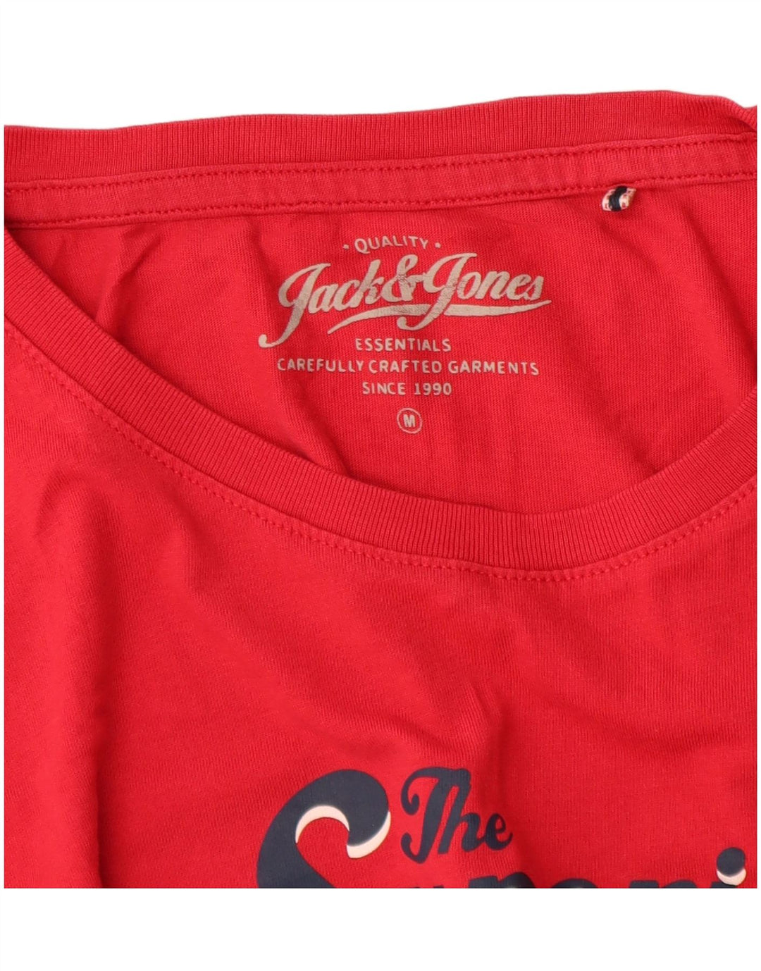 Jack & Jones T-shirt grafica Denizen da uomo in cotone rosso medio