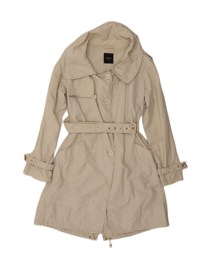 Trench da fine settimana da donna MAX MARA UK 12 Classico in cotone beige medio