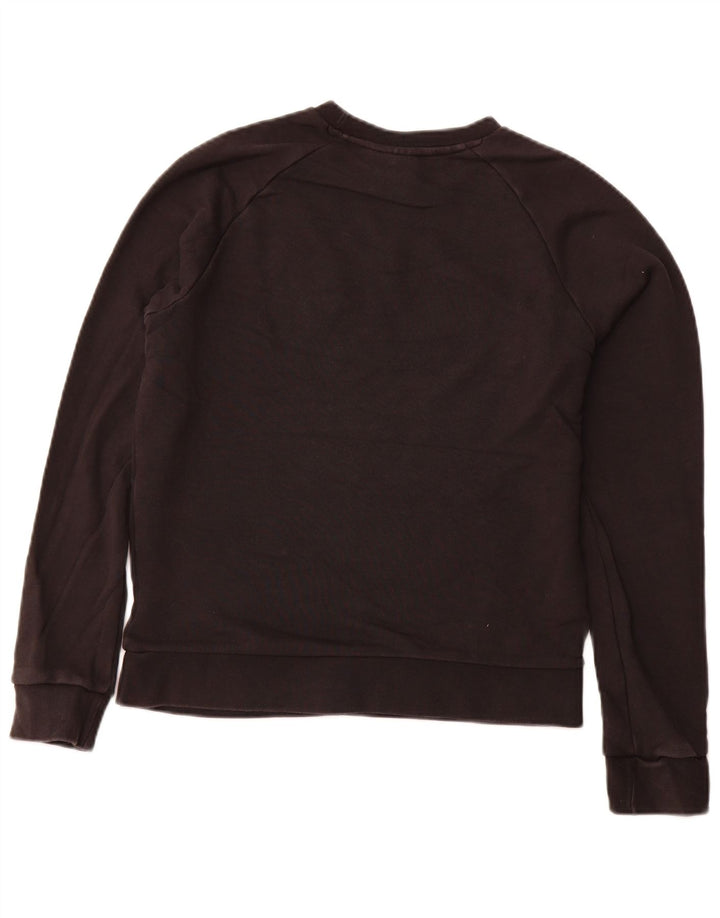 Felpa da donna Adidas Jumper Small in cotone nero