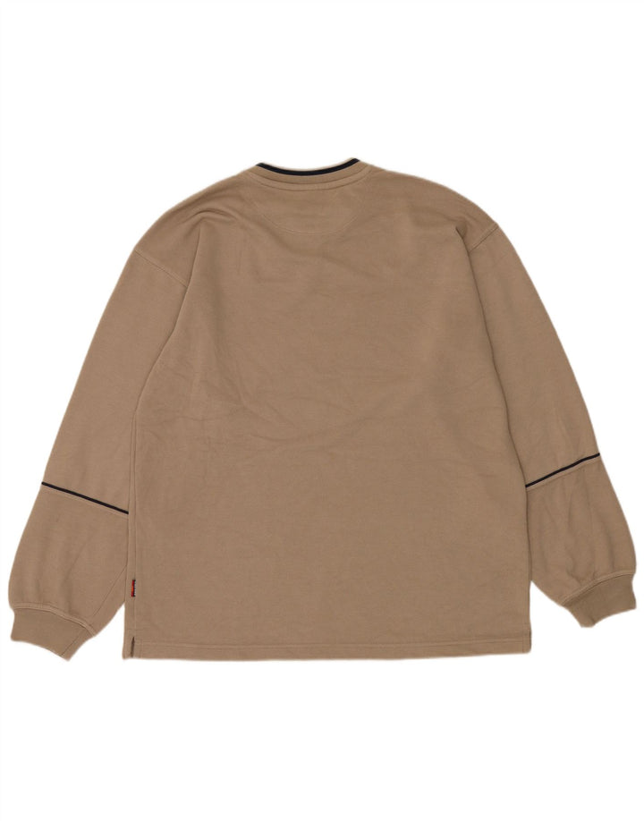 ELLESSE Felpa da uomo Maglione grande Poliestere beige