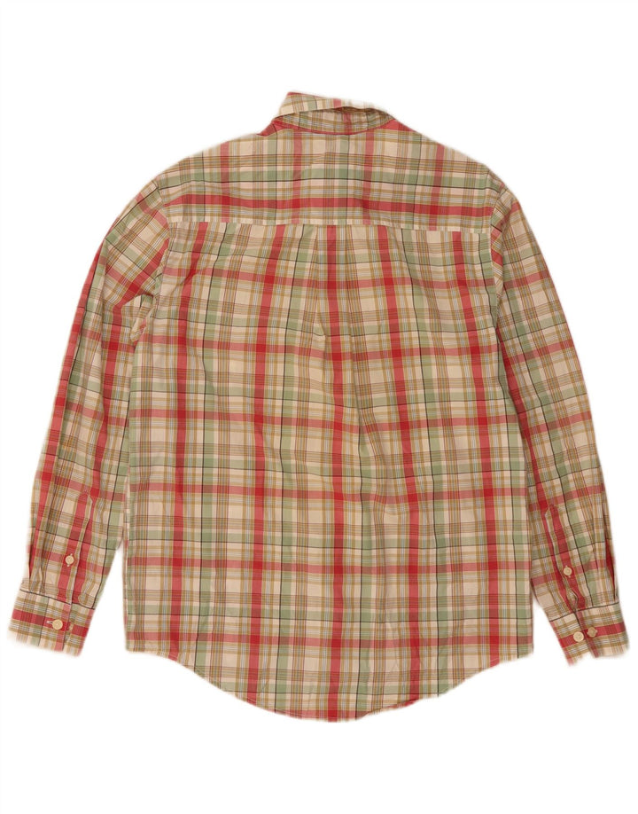 TIMBERLAND Camicia da uomo piccola in cotone a quadri multicolore