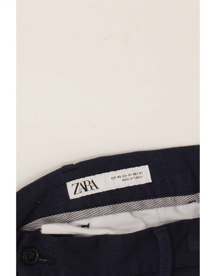 Pantaloncini chino da uomo Zara EU 40 medi W31 blu navy