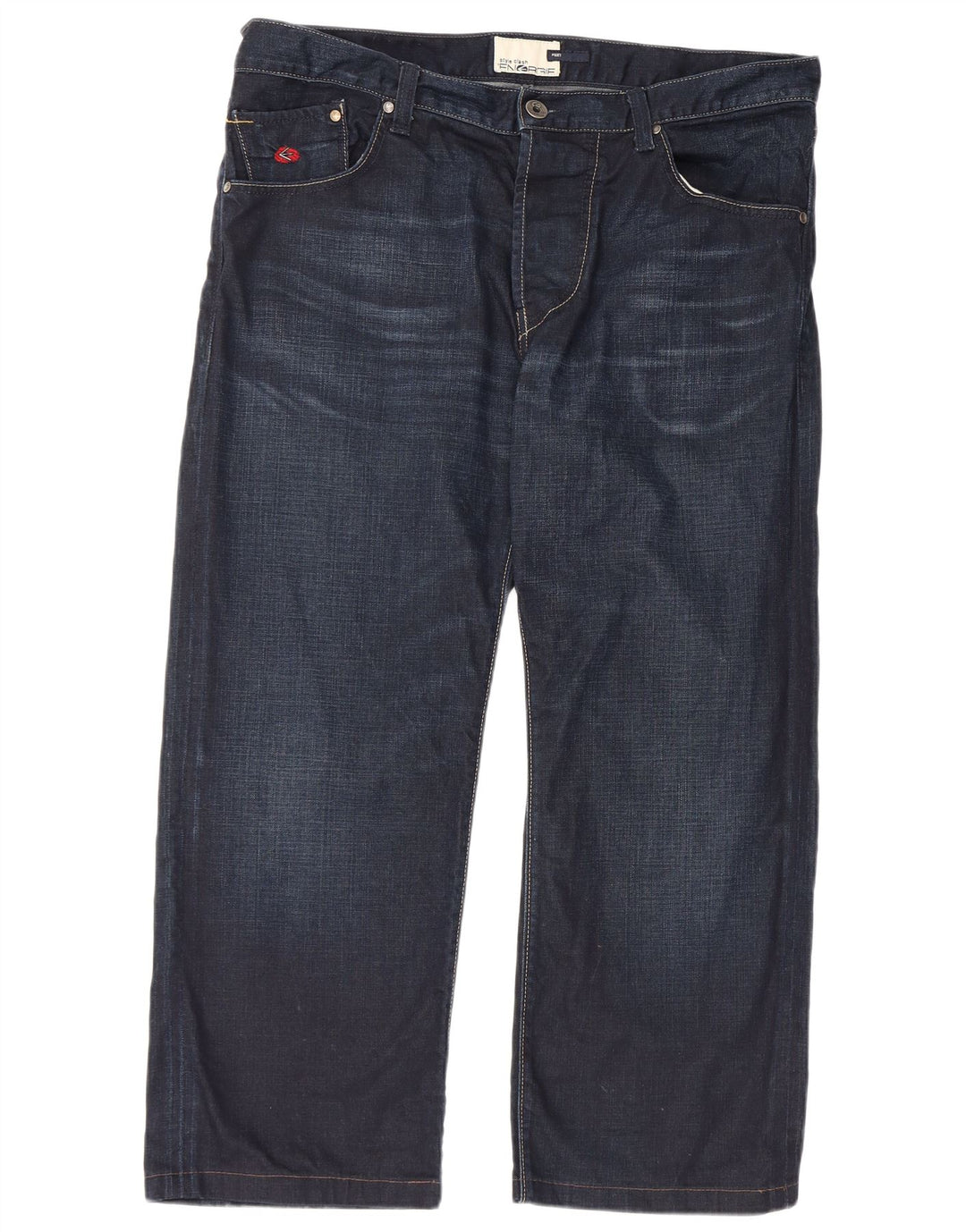 Jeans dritti da uomo ENERGIE W38 L27 cotone blu navy