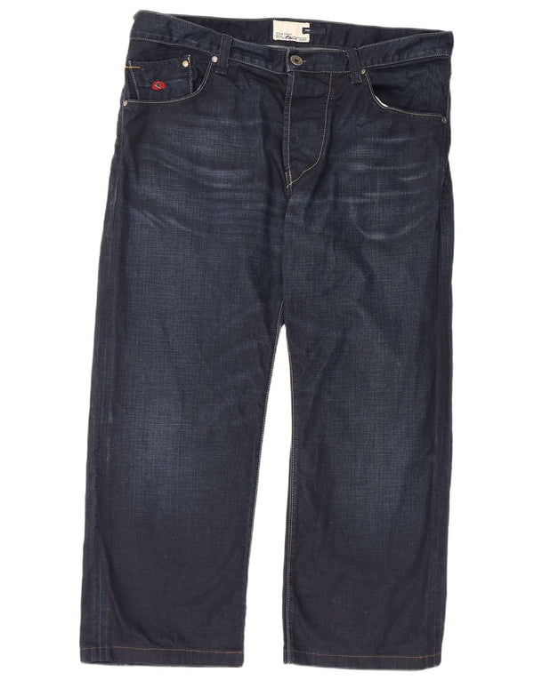 Jeans dritti da uomo ENERGIE W38 L27 cotone blu navy