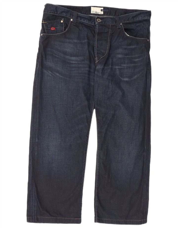 Jeans dritti da uomo ENERGIE W38 L27 cotone blu navy