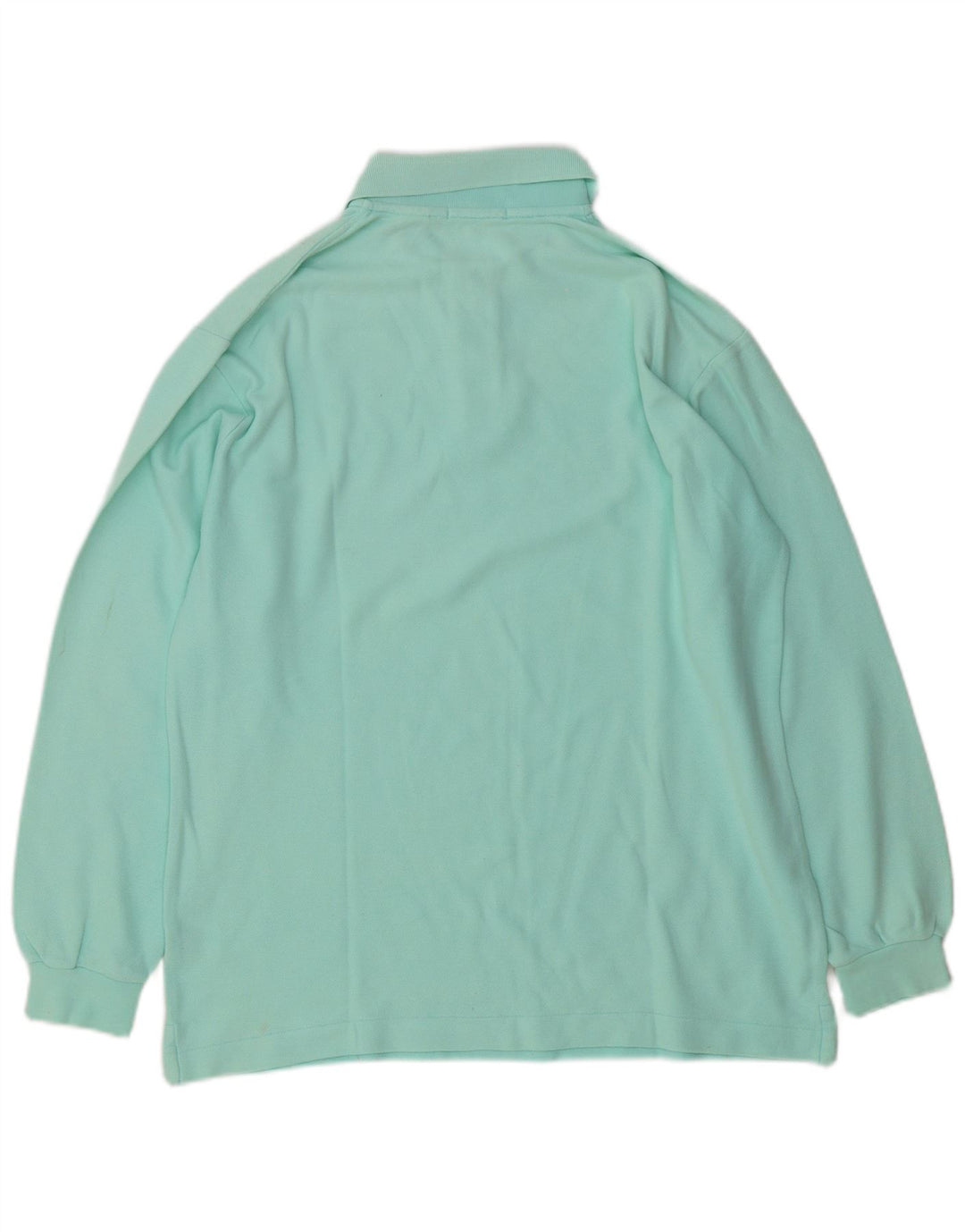 Polo da uomo a maniche lunghe Fila IT 48 cotone turchese medio