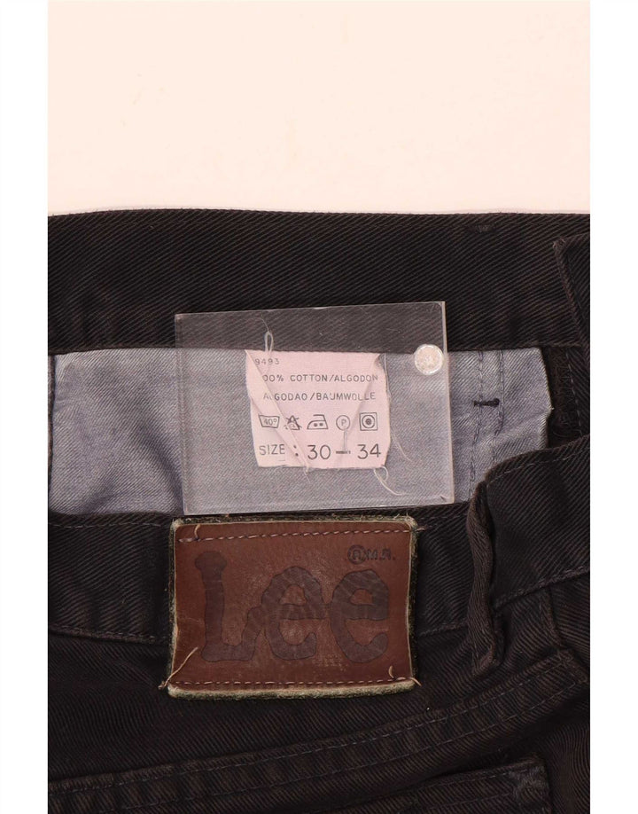 Jeans dritti da uomo Lee W30 L34 cotone nero