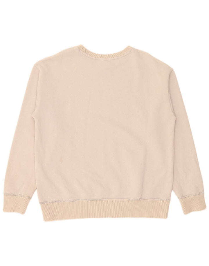 Felpa da uomo Champion in cotone beige medio