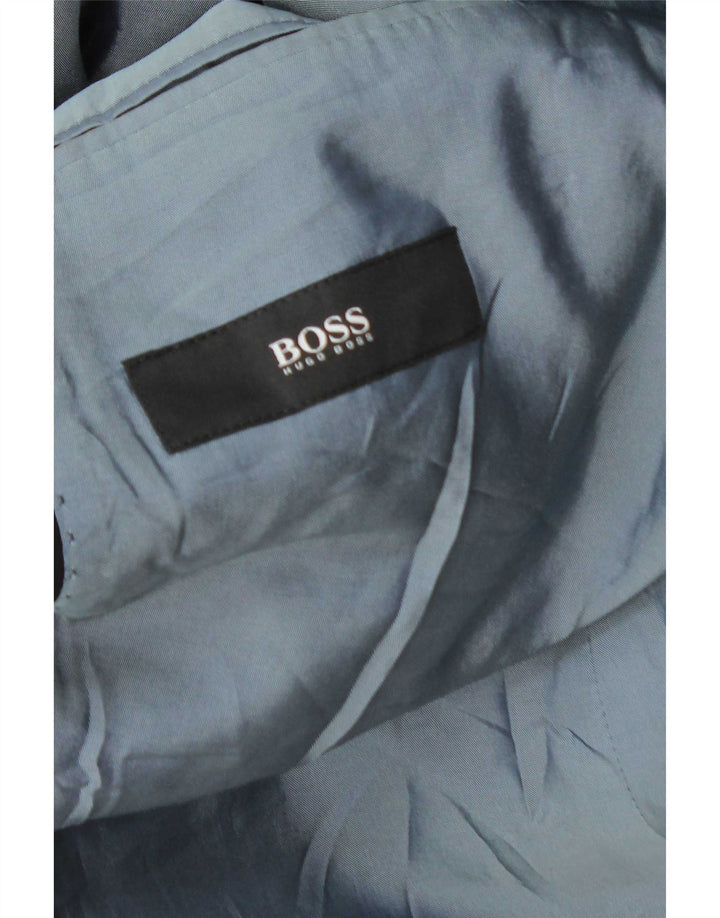 Giacca blazer da uomo a 3 bottoni Hugo Boss UK 44 2XL Nera