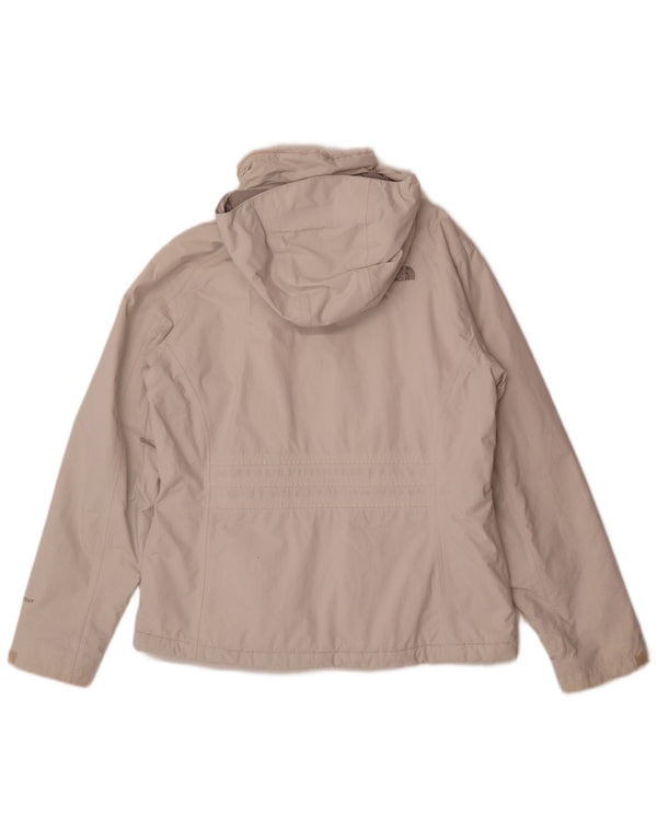 Giacca a vento con cappuccio da donna The North Face UK 16 Large Grigio Poliestere
